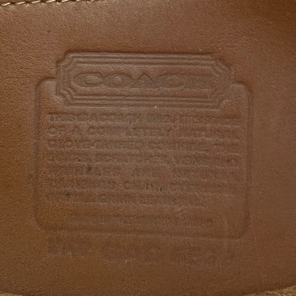 Vintage Coach British tan leather Taft shoulder bag - Picture 8 of 16